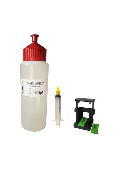 DURUINK CANON TIKALI KARTUŞ MÜREKKEP TEMİZLEME SOLÜSYONU 500ML+VAKUM APARATI NOZZLE CLEANER
