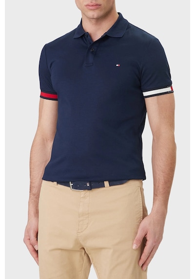 Tommy Hilfiger Erkek Polo Yaka T Shirt Mw0mw42743 Dcc Lacivert