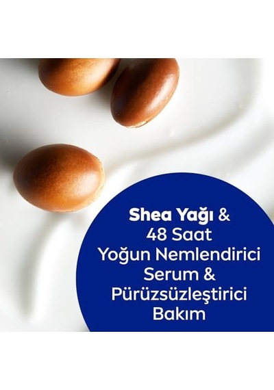 Nemlendirici El Ve Vücut Bakım Kremi Pürüzsüzleştirici 400 Ml, Kuru Ciltler,48 Saat Yoğun Nemlendirme,shea Yağı