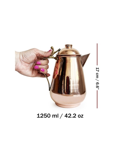 Shark Anatolia Kovan Bakır Sütlük, Sürahi 1250ml