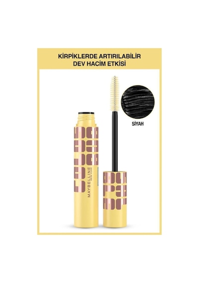 Maybelline New York Colossal Bubble Hacim Veren Maskara - Siyah Black