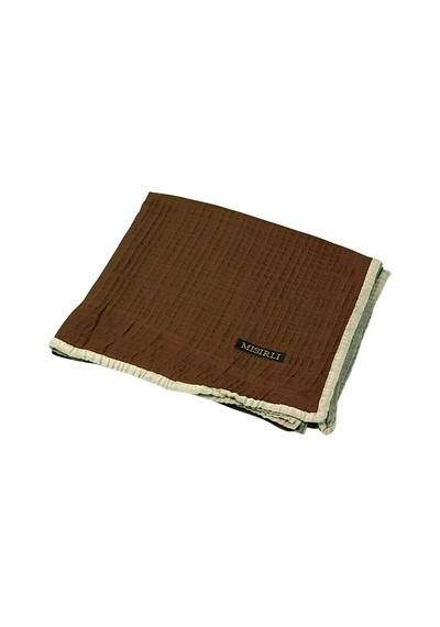 Mim Eşarp Mısırlı Eşarpları Biyeli Müslin Düz Renk Eşarp 100x100cm Acı kahve