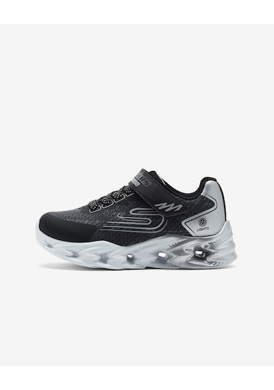 Skechers Vortex 2.0 - Quantroıd Büyük Erkek Çocuk Siyah Işıklı Spor Ayakkabı 400604l Bksl Siyah