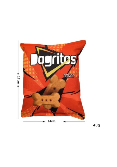 Ayrex Tineke Cips Dayanıklı Sesli Köpek Oyuncağı 1 Adet Dogritos