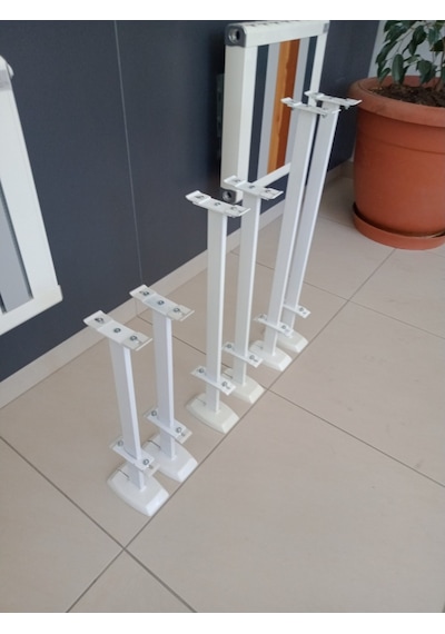 Radyatör Yere Montaj Ayağı 40 Cm 400 Lük Radyatör Içi̇N 1 Set