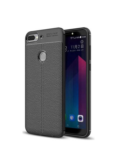 Htc Desire 12 Plus Kılıf Deri Tarzı Niss Silikon Case
