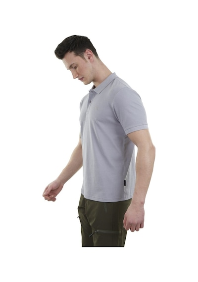 Alpinist Edge Erkek Polo T-shirt Gri 001