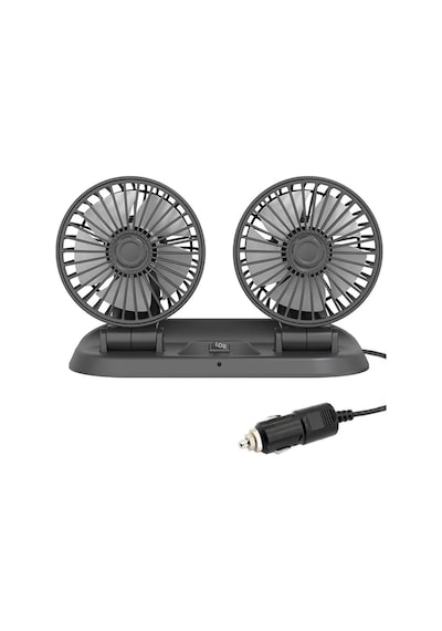 Araç Araba Otomobil Mini 2 Li Vantilatör Fan Pervane Soğutucu, Karavan, Tır, Ofis, Ac To Dc Apa