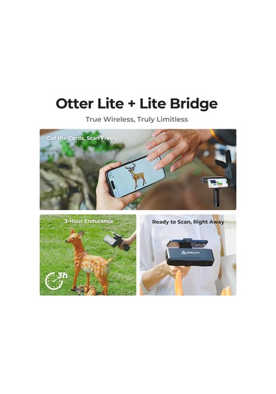 Creality Otter Lite 3d Tarayıcı, Kablosuz Tarama Wıfı6, 0,05 Mm Hassasiyet, Yenilikçi Dört Göz Tasarımı, Tüm Boyutlara Uygun, 30fps, One-shot3d, Doe3d Yapılandırılmış Işık Teknolojisi Creality Otter Lite 3d Tarayıcı, Kablosuz Tarama Wıfı6, 0,05 Mm Hassasiyet, Yenilikçi Dört Göz Tasarımı, Tüm Boyutlara Uygun, 30fps, One-shot3d, Doe3d Yapılandırılmış Işık Teknolojisi