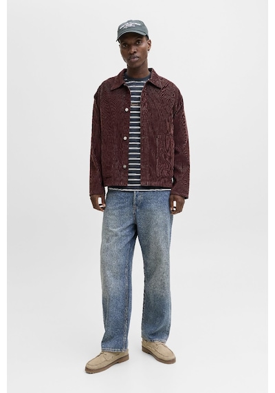 Jack & Jones Jornorrebro Strıpe Tee Ss Cn Ln Lacivert