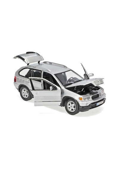 Motor Max 1:24 Bmw X5 Diecast Model Araba - Metal Koleksiyonluk Araç - Gümüş Gri