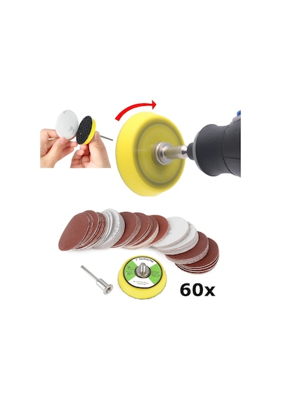 Grinde Proxxon Lotus Swazer Banco Mac Allister Uyumlu Zımpara Set