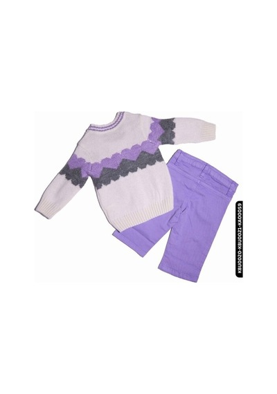 Xo Kids Kız Bebek Sweatshirt 6-24 Ay 20609 Lila