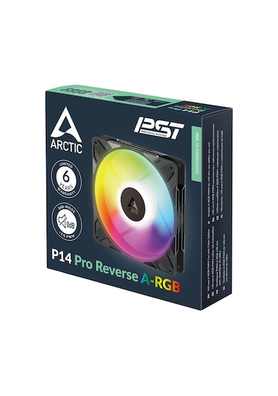 Arctic P14Pro Reverse ARGB 140mm 2650RPM 98CFM Ultra Yüksek Performans Ters Hava Akışlı Kasa Fanı ACFAN00323A Arctic P14Pro Reverse ARGB 140mm 2650RPM 98CFM Ultra Yüksek Performans Ters Hava Akışlı Kasa Fanı ACFAN00323A