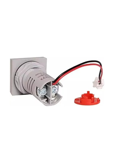 Ac 20-500v 100a Kare Dijital Voltmetre Ampermetre 220v Kırmızı Panel Montaj Led Gösterge Ekran Elektrik Voltaj Akım