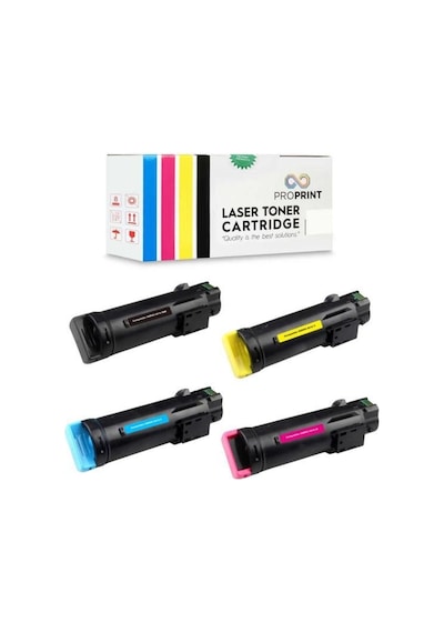 Proprint Xerox 6510 6510DN Uyumlu Toner Seti CMYK