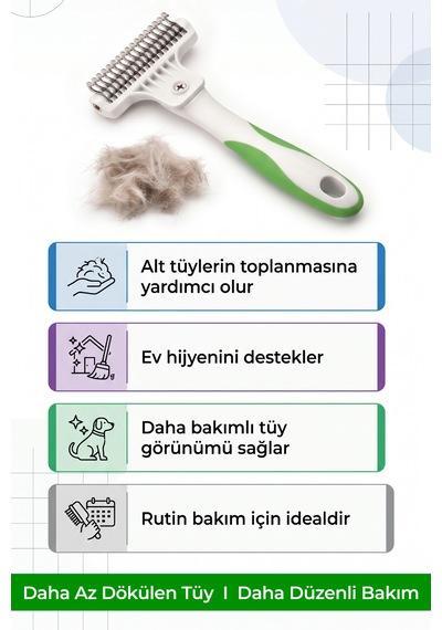 Andis Kedi Köpek De-shedding Tarağı Düğüm Ve Ölü Tüyler İçin