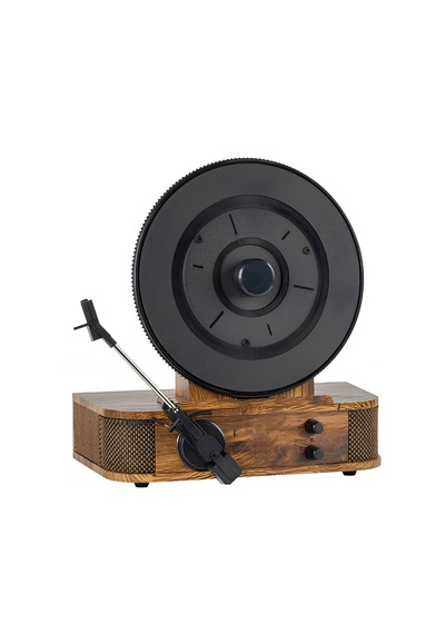 Fomix 208 Dikey Pikap Plak Çalar Hoparlör Ve Bluetooth Kitli Kahverengi 1 Adet