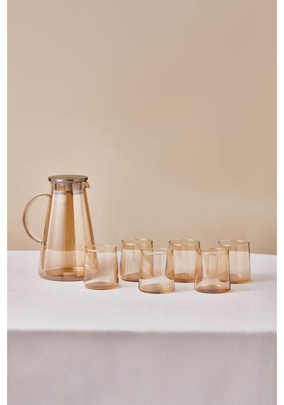 Karaca  Serene 7 Parça Bardak Seti Amber