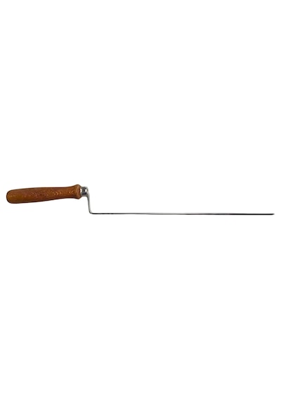 Cağ Kebap Şişi Paslanmaz Çelik Ve Ahşap Saplı - 36 Cm