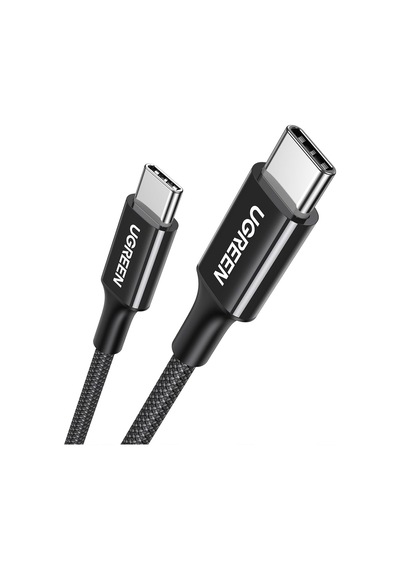 Usb-c 60w 3a Qc Pd Örgülü Hızlı Şarj Kablosu, 1 Metre, Siyah, 35219 Diger
