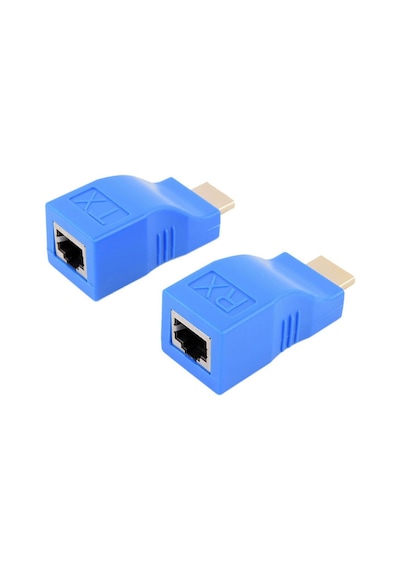 30m Hdmi Extender 4k-2k Hdmı Uzatma Aparatı 3d 1080p - Cat5e Cat6 Hdmı Uzatıcı - 30mt 1080p Görüntü