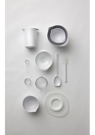Margrethe Süzgeç, Mutfak Süzgeci, Plastik, Sağlam Zımba, Bulaşık Makinesinde Yıkanabilir, 1,5 Litre, Beyaz Diğer