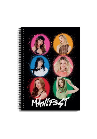 Manifest Defter A4 Spiralli 80 Yaprak Pp Kapak Çizgili Model 1 Çok Renkli