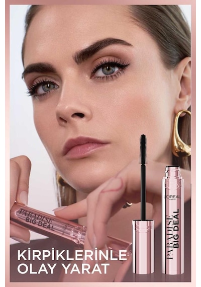 L'Oréal Paris Paradise Big Deal Maskara + Glotion Highlighter 902 Light Glow