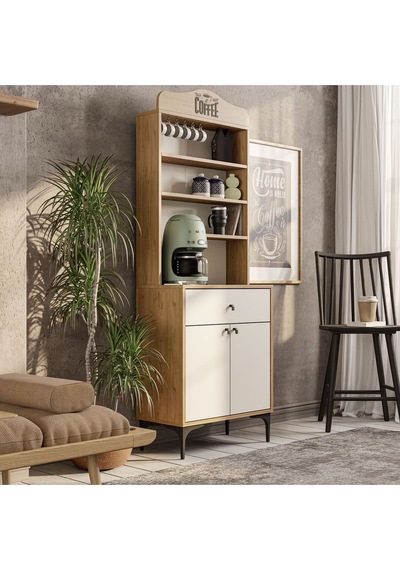 5204 Sıesta 69 Cm Kahve Köşesi Çok Amaçlı Dolap Sepet - Beyaz 5204 Sıesta 69 Cm Kahve Köşesi Çok Amaçlı Dolap Sepet - Beyaz