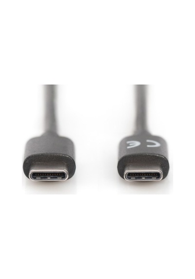 Ak-300138-010-s Usb Tip C Bağlantı Kablosu, Usb Tip C Erkek Usb 3.1 - Usb Tip C Erkek Usb 3.1 , 1 Metre, Awg 24/28, 2x Zırhlı, Ul, Nikel Kaplama, Siyah Renk