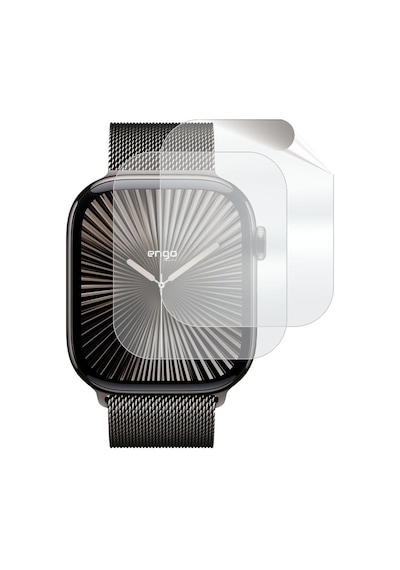 Apple Uyumlu  Watch 10 46mm Ekran Koruyucu Şeffaf Tpu Film 2 Adet