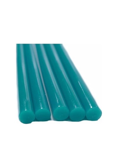 Mühür Mumu Çubuk Sıcak Tutkal 7Mm X 10Cm 12 Li Turkuvaz Renk