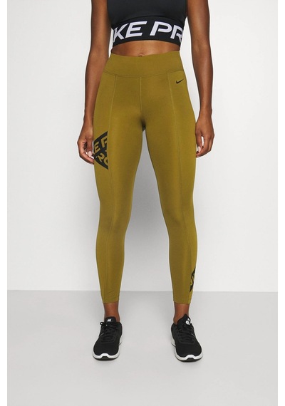 Nike Pro Tight Fit 7/8 Graphic Leggings Toparlayıcı Yeşil Tayt Yeşil