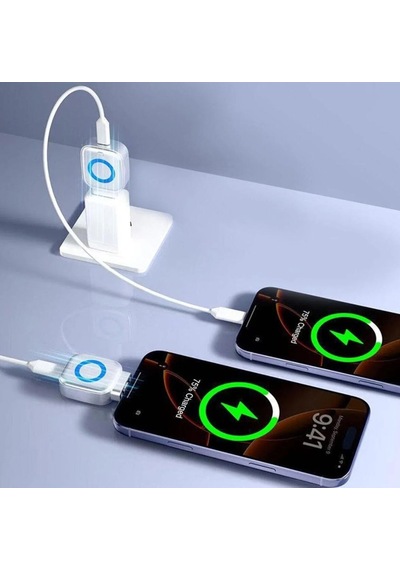 Type-c Akıllı Şarj Kesici Ve Ayırıcı Adaptör - 140w Hızlı Şarj Destekli Batarya Koruyucu Mini Aparat