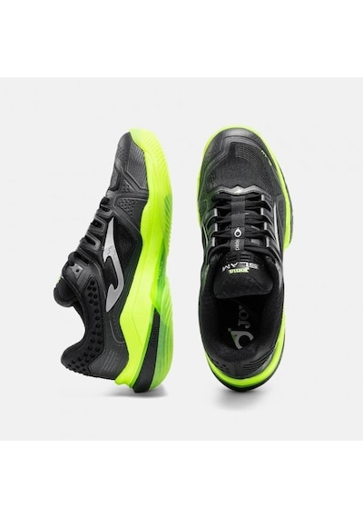 Joma Tslams2601om Slam Toprak Kort Erkek Padel Ayakkabısı Siyah/neon Yeşil