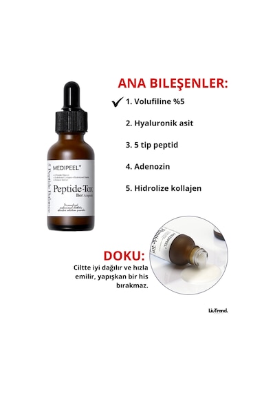 Medipeel Peptide-tox Bor Ampoule 30 Ml Kırışıklıkl Karşıtı . Etkili Yüz Serumu M0520