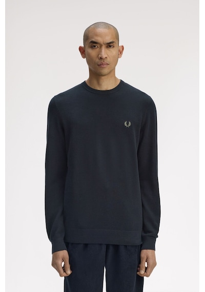 Fred Perry Erkek Triko K1309-608 Koyu Mavi