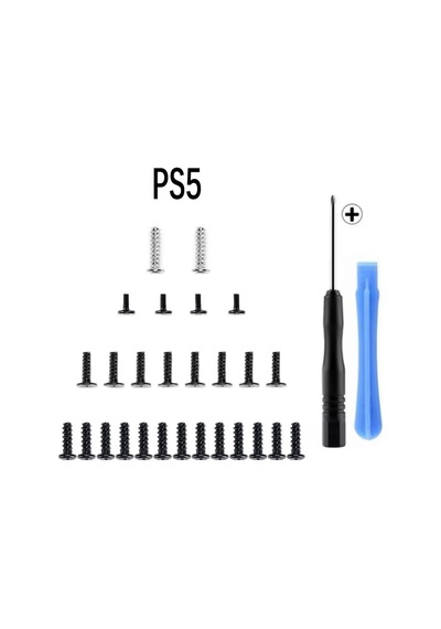 Playstation 5 Kol Tamir Vida Seti Tornavida Ayırıcı Ps5 Yedek Parça Siyah