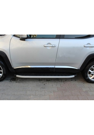 Jeep Renegade Yan Kapı Çıtası Paslanmaz Çelik 4 Parça 2014-2017