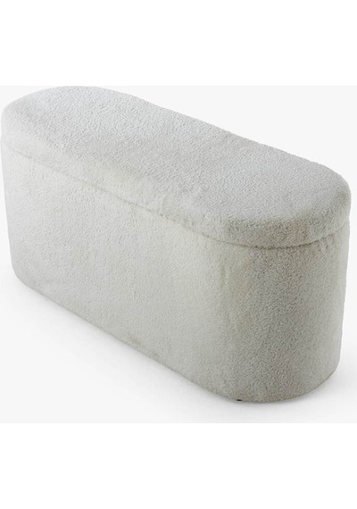 Teddy Sandıklı Bench krem