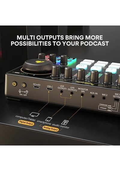 Maonocaster Ame2 Ses Arayüzü Ve Podcast Ekipmanı