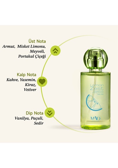 Mad Lemon Zest Body Mist 100 ML