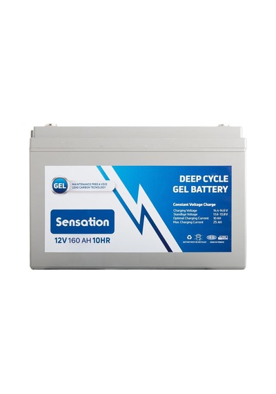 Sensation 12v Volt 160 Ah Jel Akü Deep Cycle Jel Akü