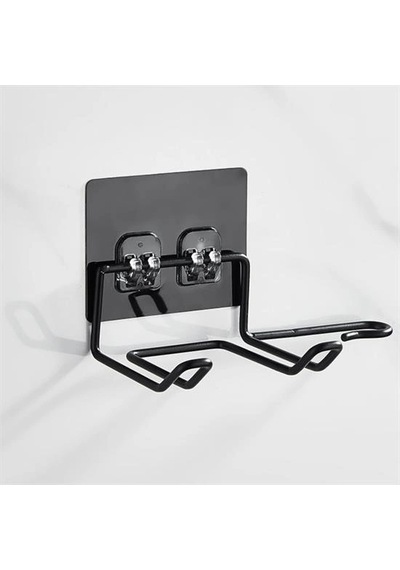 Fön Makine Askısı Siyah Yapışkanlı Fön Makine Tutucu Bx40 Renkli