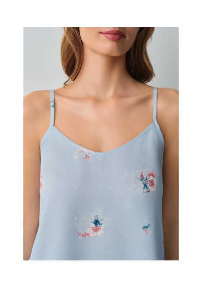 Suwen Bliss Atlet Şort Pijama Takımı Wsh10910022348 Mavi