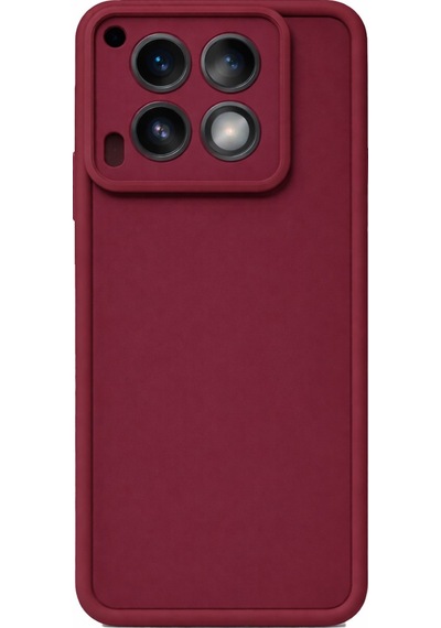 Tecno Camon30-4g 5g Uyumlu Kamera Çıkıntılı Mat Silikon Telefon Kılıfı Bordo