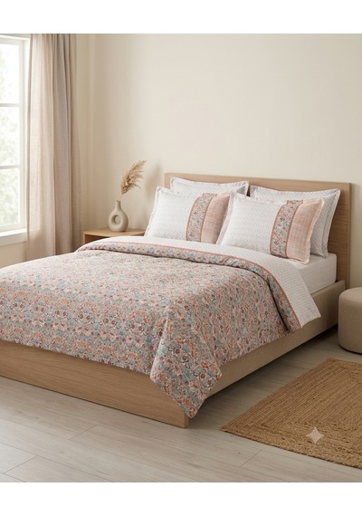 Yataş Bedding %100 Pamuk Çift Kişilik Pike Seti / Turuncu