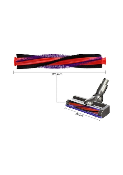 Dyson V6 Dc59 Dc62 Cy 22 Uyumlu Cy 26 İle Uyumlu Süpürge Büyük Turbo Başlık Fırçası