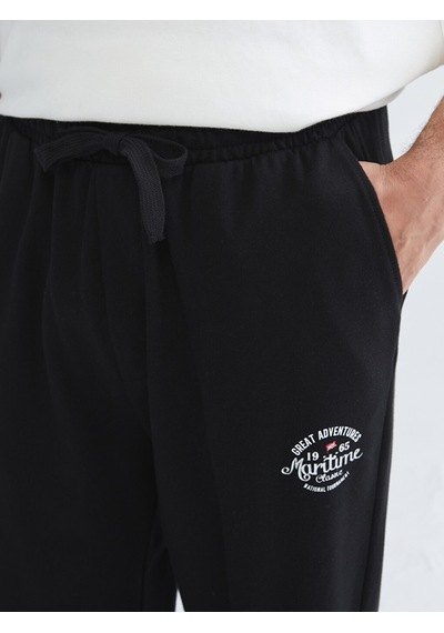LC Waikiki Lc Waıkıkı Siyah Kapri Boy Erkek Pijama Altı